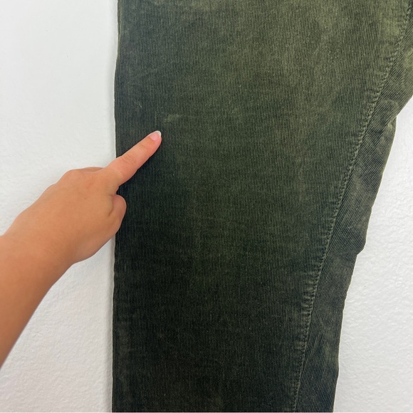 TODD SNYDER | Men’s Slim Fit Green Corduroy Pants Olive Stretch 30x32 - Picture 13 of 13
